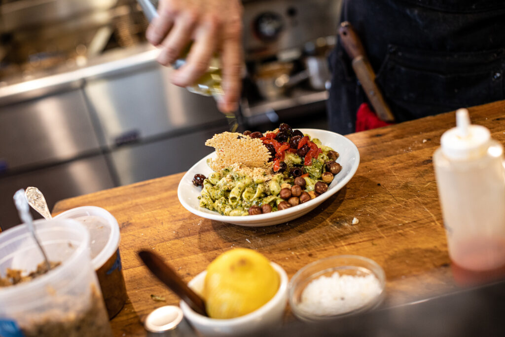 Newbergundian Bistro in Newberg, Oregon. Photo by Jason Quigley for Energy Trust of Oregon